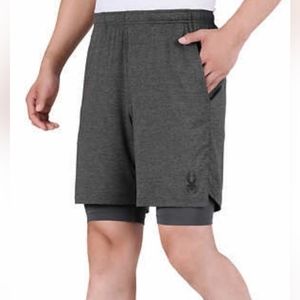 NWT Spider Active Men's Tech Knit Short Size XXL